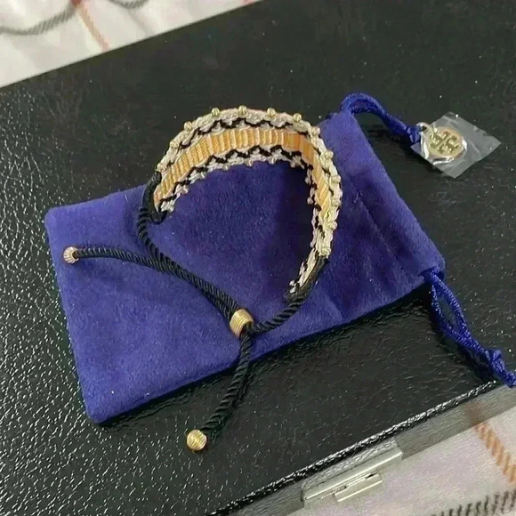 Tory Burch pattern webbing bracelet NWOT Very rare - Picture 4 of 9